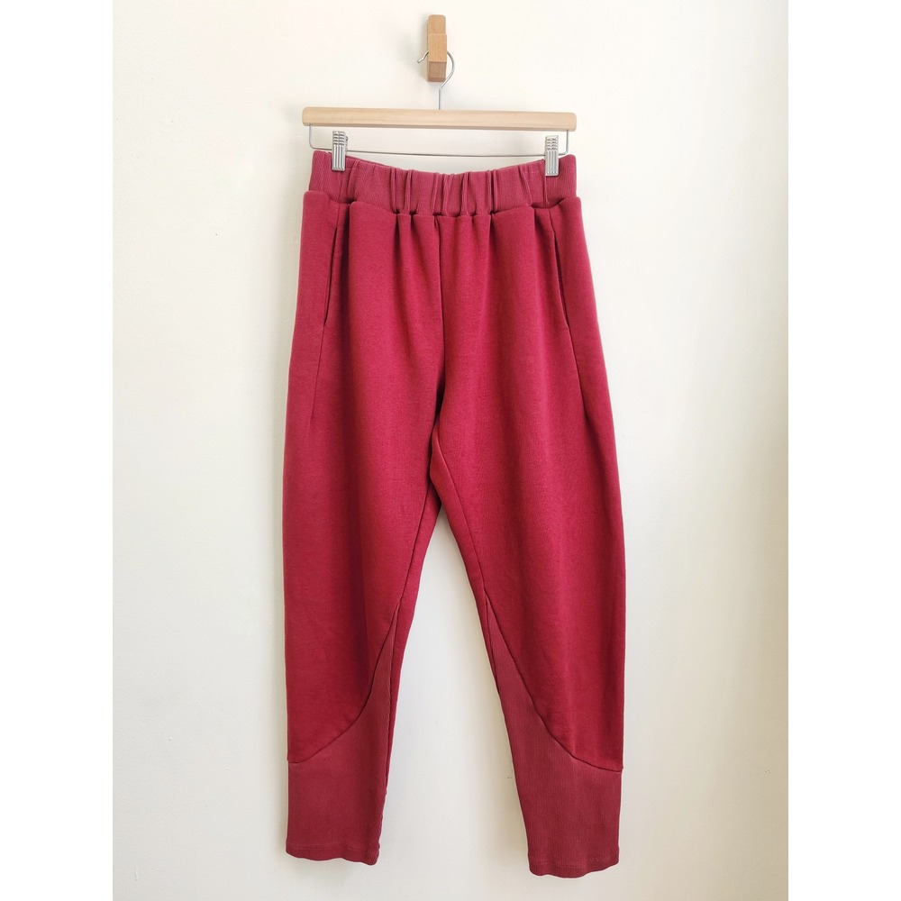 Clothes by Locker Room Jogger Sweatpant Womens 2XL/3XL Burgundy Fleece Tapered